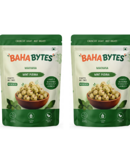 Bahabytes Mint Pudina Roasted Makhana 21 gm (pack of 2)